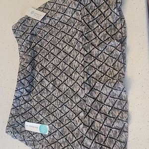 Margaret M, Rhiannon Knit Skirt XXL black plaid